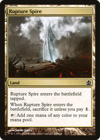 Rupture Spire (CMD-285)  - Commander 2011