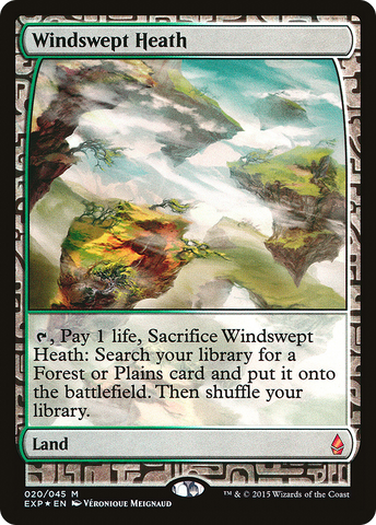 Windswept Heath (EXP-020)  Foil - Zendikar Expeditions