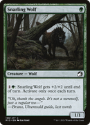 Snarling Wolf (MID-199)  - Innistrad: Midnight Hunt
