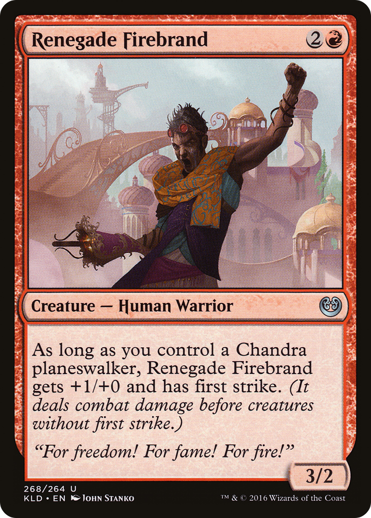 Renegade Firebrand (KLD-268)  - Kaladesh