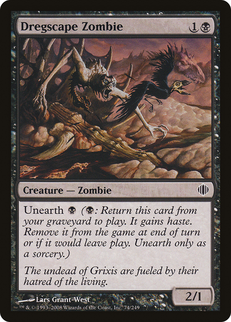 Dregscape Zombie (ALA-074)  - Shards of Alara