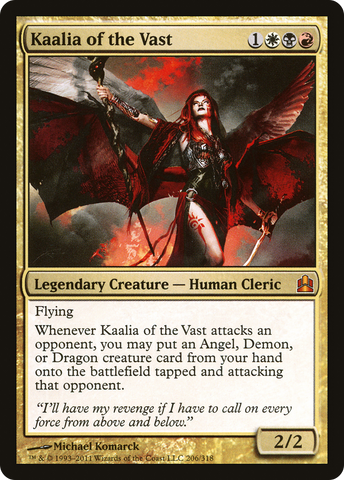 Kaalia of the Vast (CMD-206)  - Commander 2011