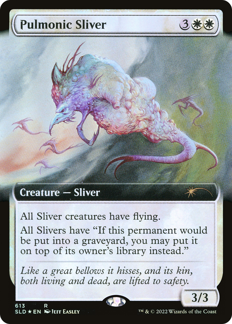 Pulmonic Sliver (Extended Art) (SLD-613) - Secret Lair Drop: (Extended Art) Foil