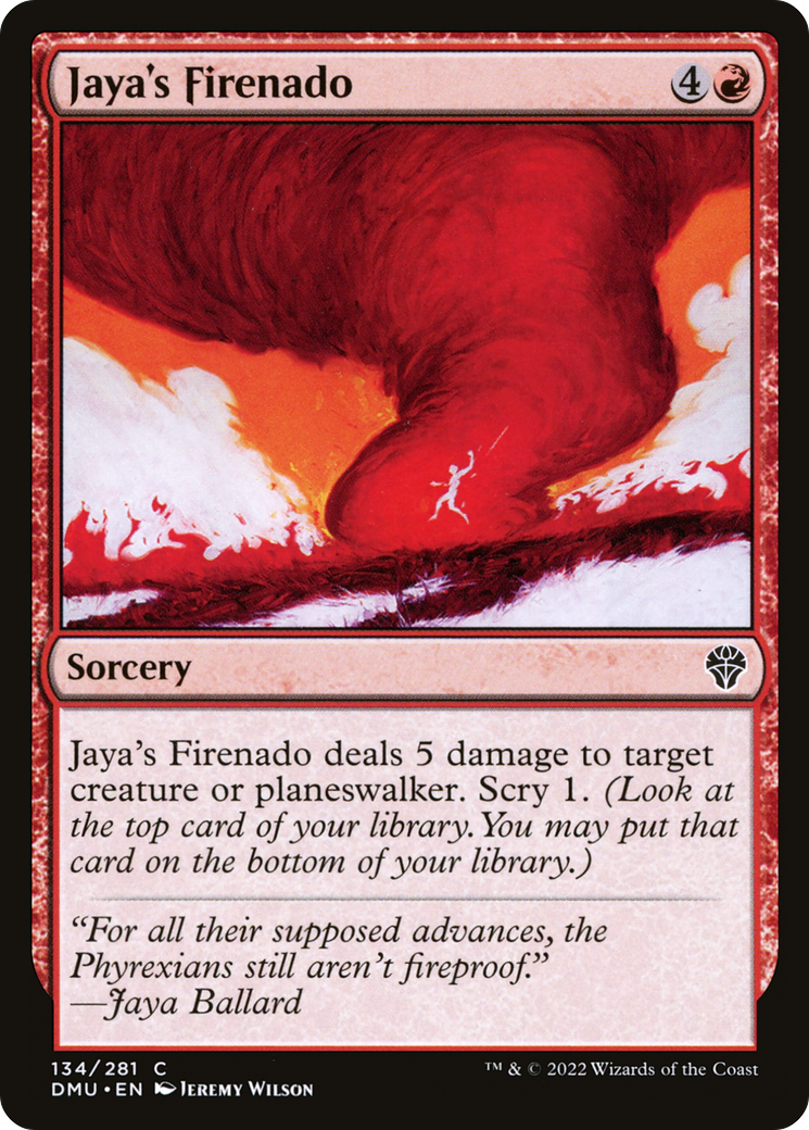 Jaya's Firenado (DMU-134)  Foil - Dominaria United