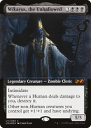 Mikaeus, the Unhallowed (UMA:BT-U11)  Foil - Ultimate Box Topper: (Extended Art)