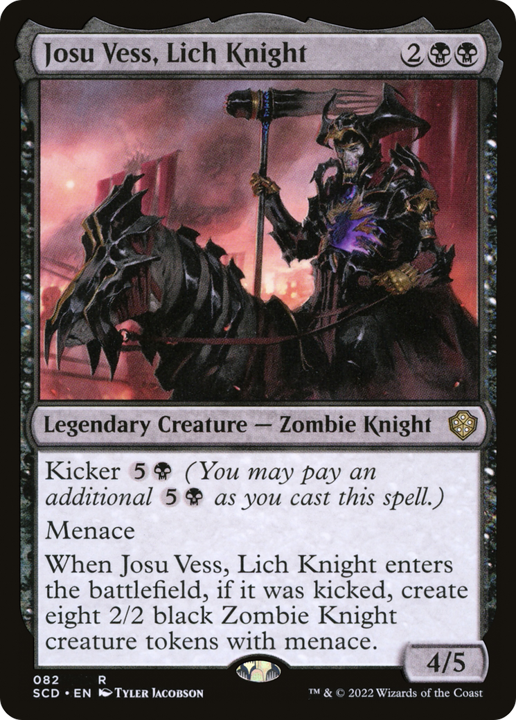 Josu Vess, Lich Knight (SCD-082)  - Starter Commander Decks