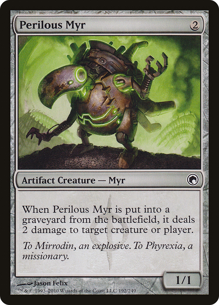 Perilous Myr (SOM-192)  Foil - Scars of Mirrodin