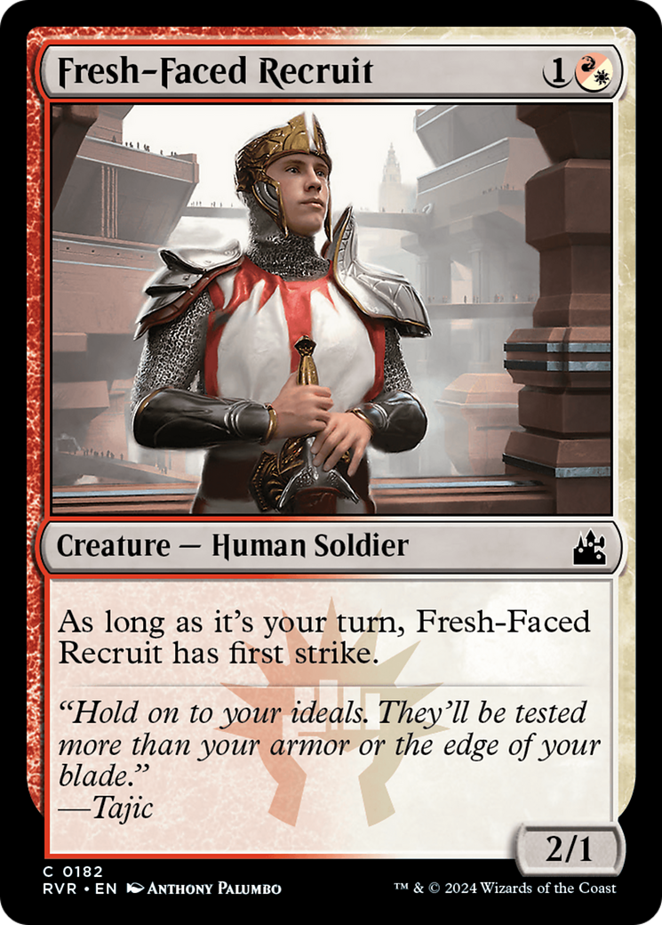 Fresh-Faced Recruit (RVR-182)  Foil - Ravnica Remastered