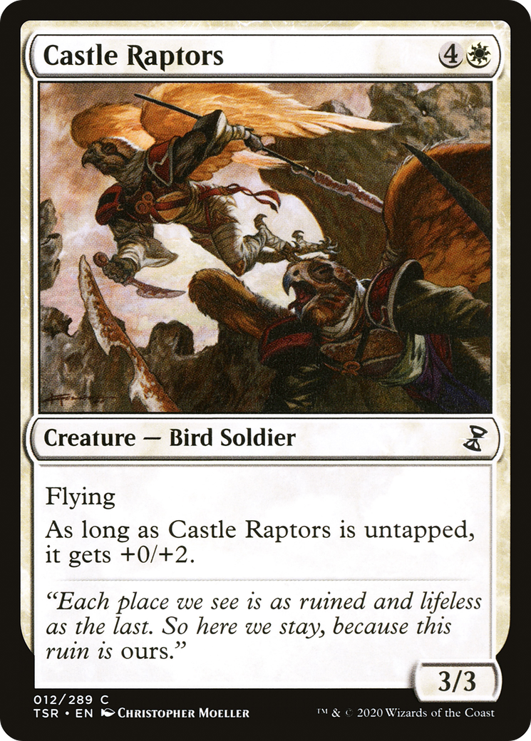 Castle Raptors (TSR-012)  - Time Spiral Remastered