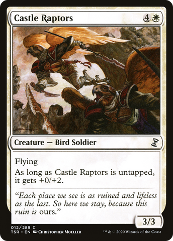 Castle Raptors (TSR-012)  Foil - Time Spiral Remastered