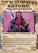 Satoru, the Infiltrator (Showcase) (OTJ-298)  Foil - Outlaws of Thunder Junction: (Showcase) (Borderless)