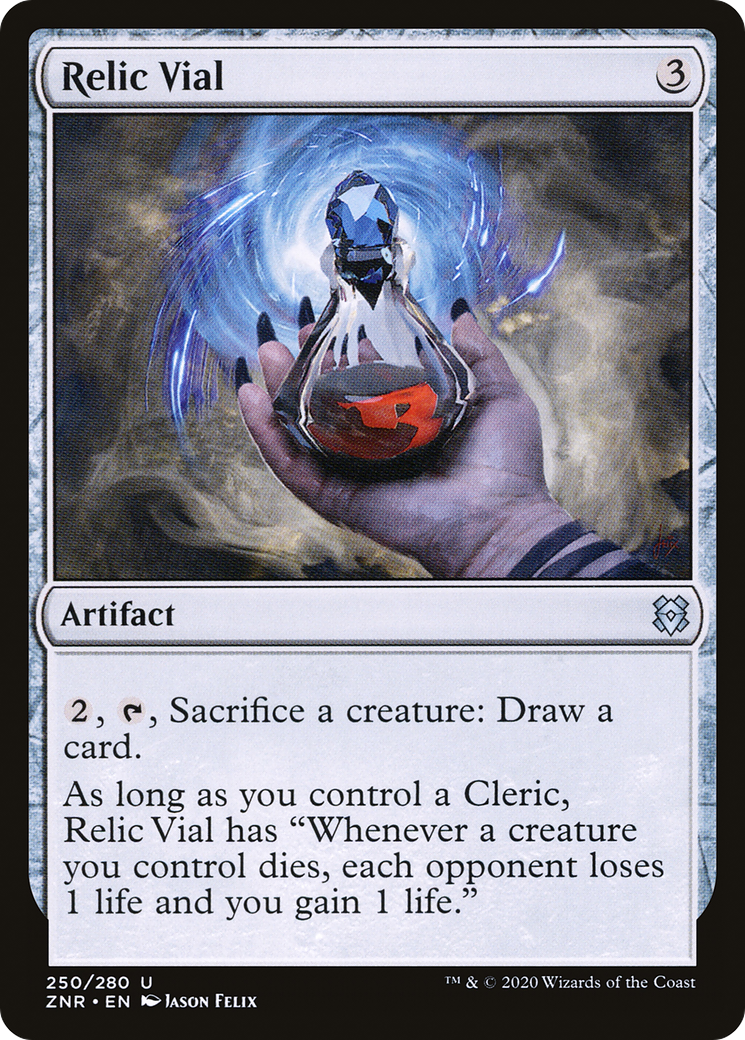 Relic Vial (ZNR-250)  Foil - Zendikar Rising