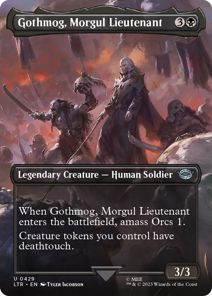Gothmog, Morgul Lieutenant (Borderless) (LTR-429)  - The Lord of the Rings: Tales of Middle-earth