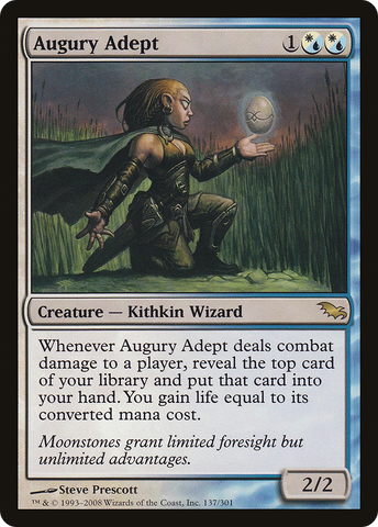 Augury Adept (SHM-137)  - Shadowmoor