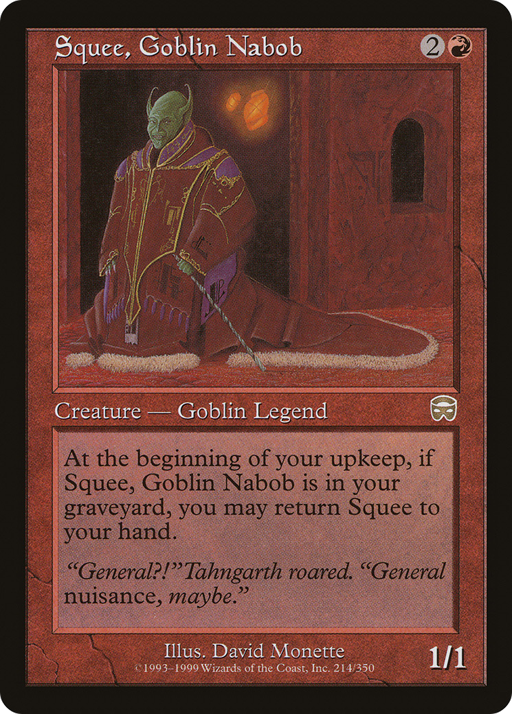 Squee, Goblin Nabob (MMQ-214)  Foil - Mercadian Masques