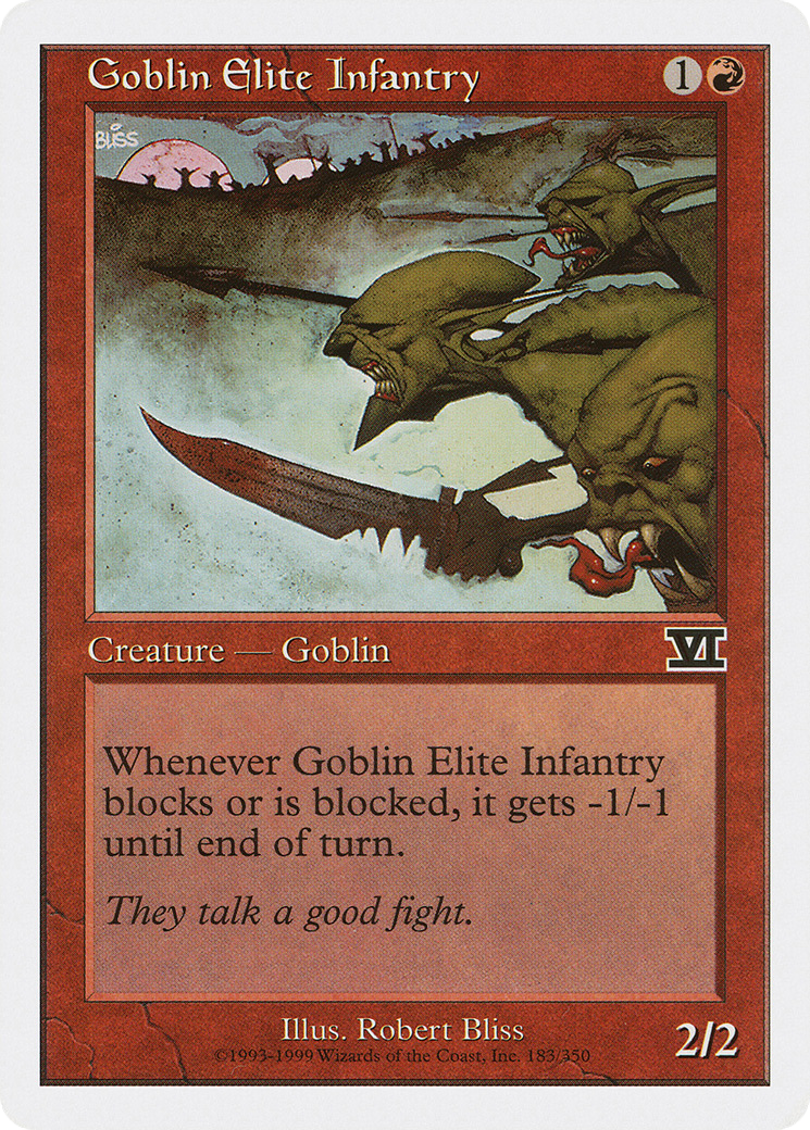 Goblin Elite Infantry (6ED-183)  - Classic Sixth Edition