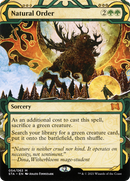 Natural Order (STA-054)  Foil - Strixhaven Mystical Archive: (Showcase) (Borderless)