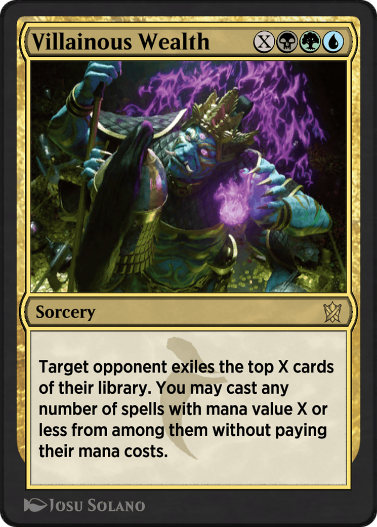 Villainous Wealth (KTK-211Y)  - Khans of Tarkir