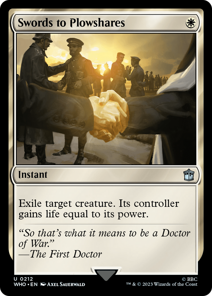 Swords to Plowshares (WHO-212)  Foil - Doctor Who