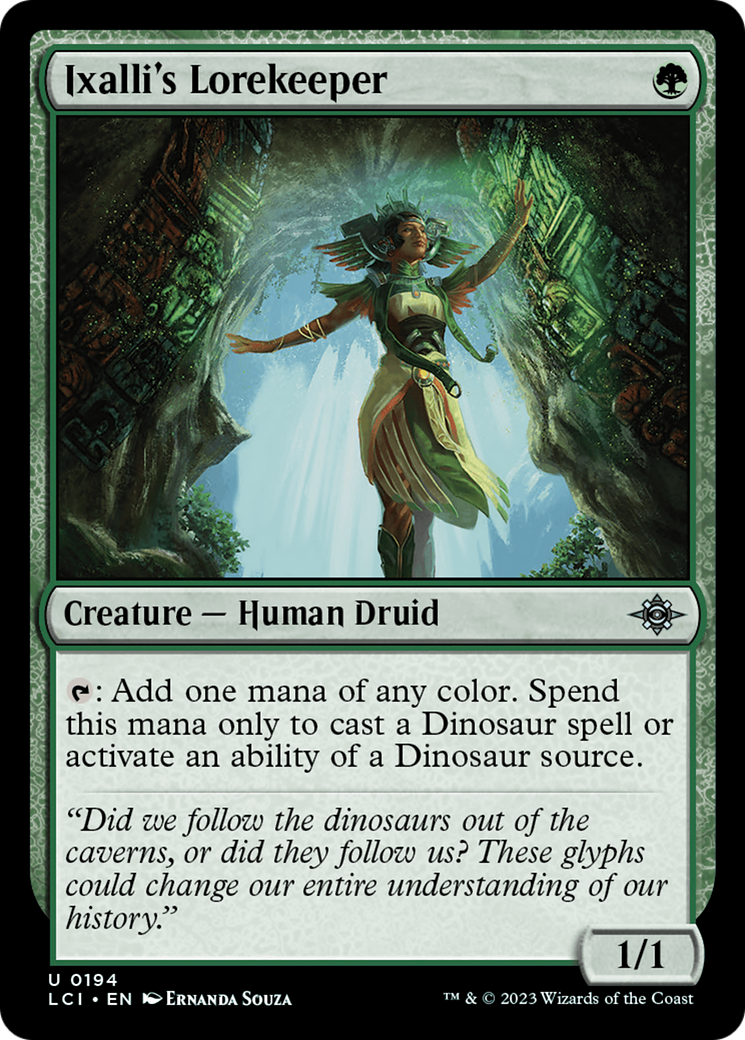 Ixalli's Lorekeeper (LCI-194)  Foil - The Lost Caverns of Ixalan