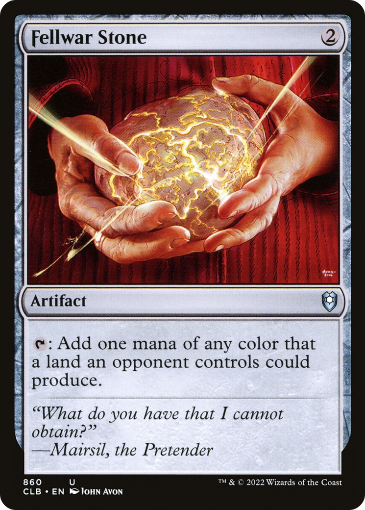 Fellwar Stone (CLB-860)  - Commander Legends: Battle for Baldur's Gate