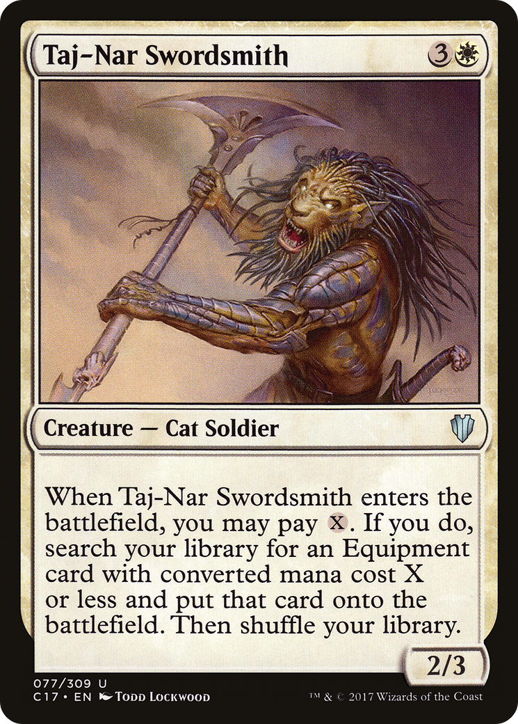 Taj-Nar Swordsmith (C17-077)  - Commander 2017