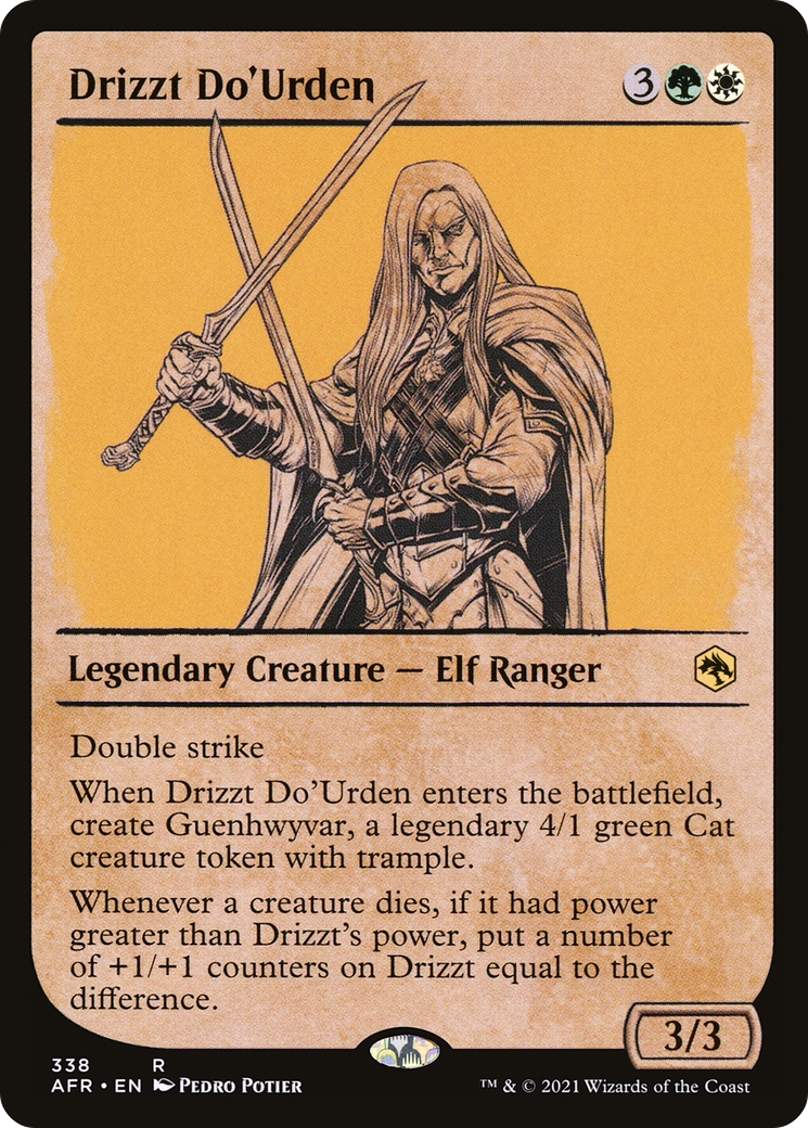 Drizzt Do'Urden (Showcase) (AFR-338)  - Adventures in the Forgotten Realms: (Showcase)