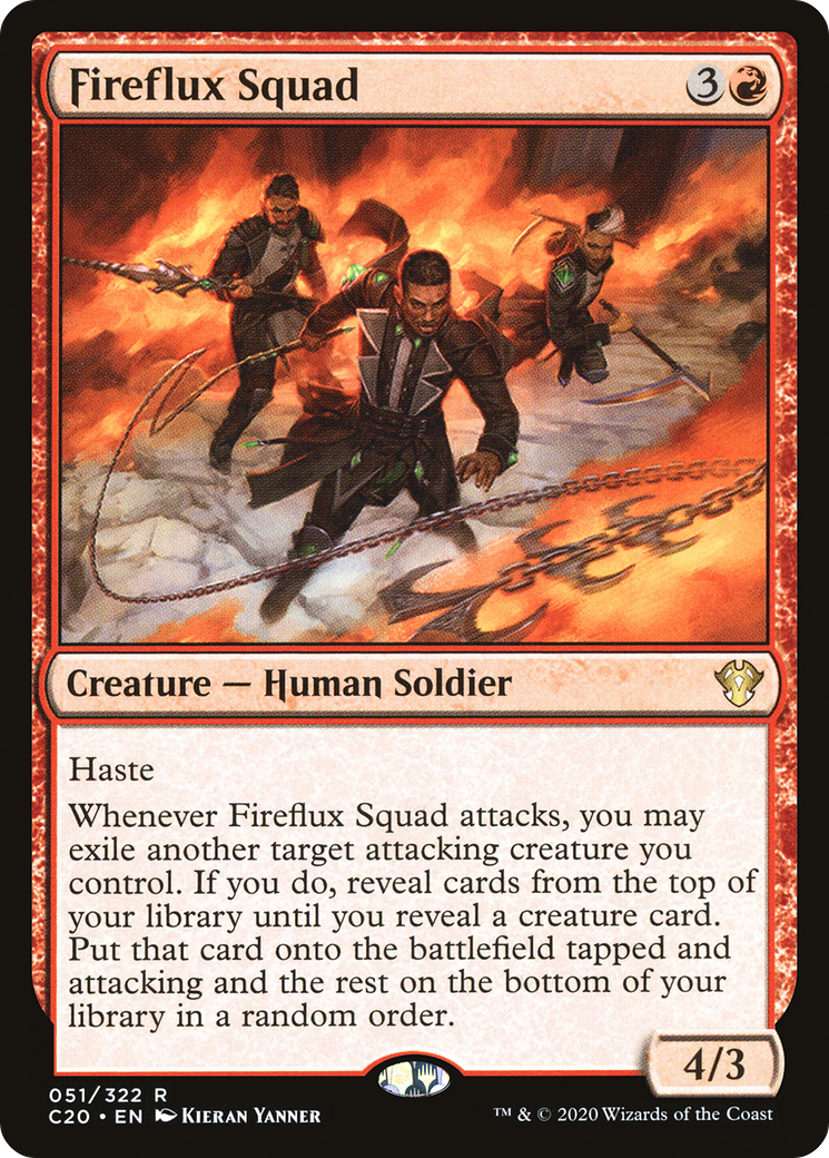 Fireflux Squad (C20-051)  - Commander 2020