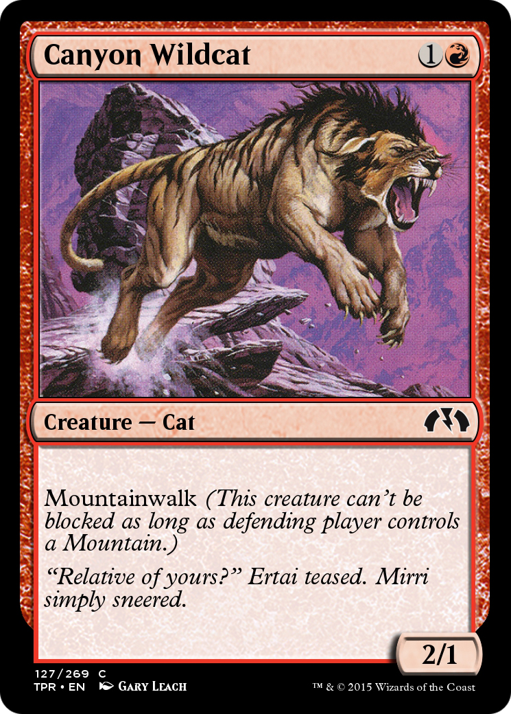 Canyon Wildcat (TPR-127)  Foil - Tempest Remastered