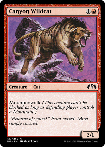 Canyon Wildcat (TPR-127)  Foil - Tempest Remastered