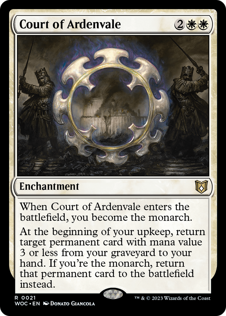 Court of Ardenvale (WOC-021)  Foil - Wilds of Eldraine Commander