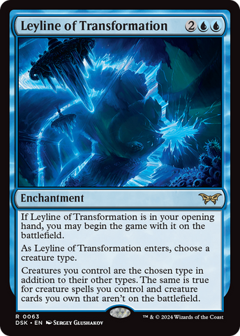 Leyline of Transformation (DSK-063)  Foil - Duskmourn: House of Horror