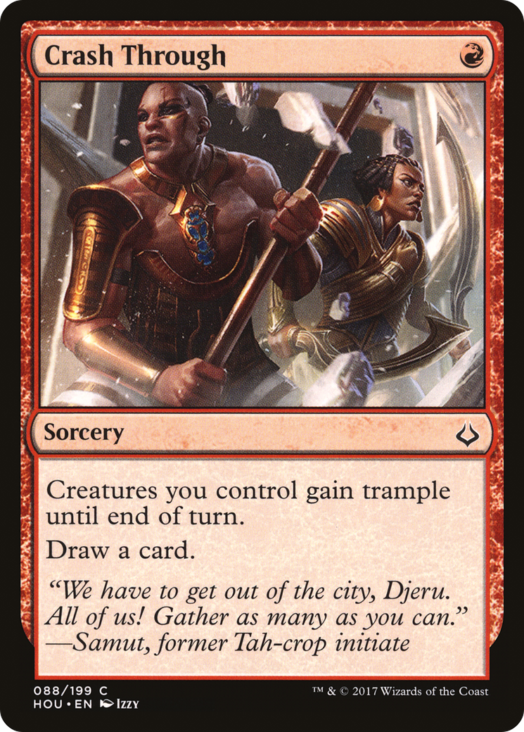 Crash Through (HOU-088)  Foil - Hour of Devastation