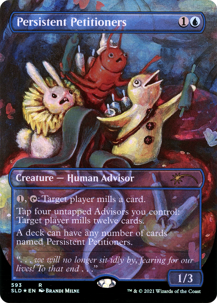 Persistent Petitioners (593) (SLD-593)  Foil - Secret Lair Drop (Borderless)