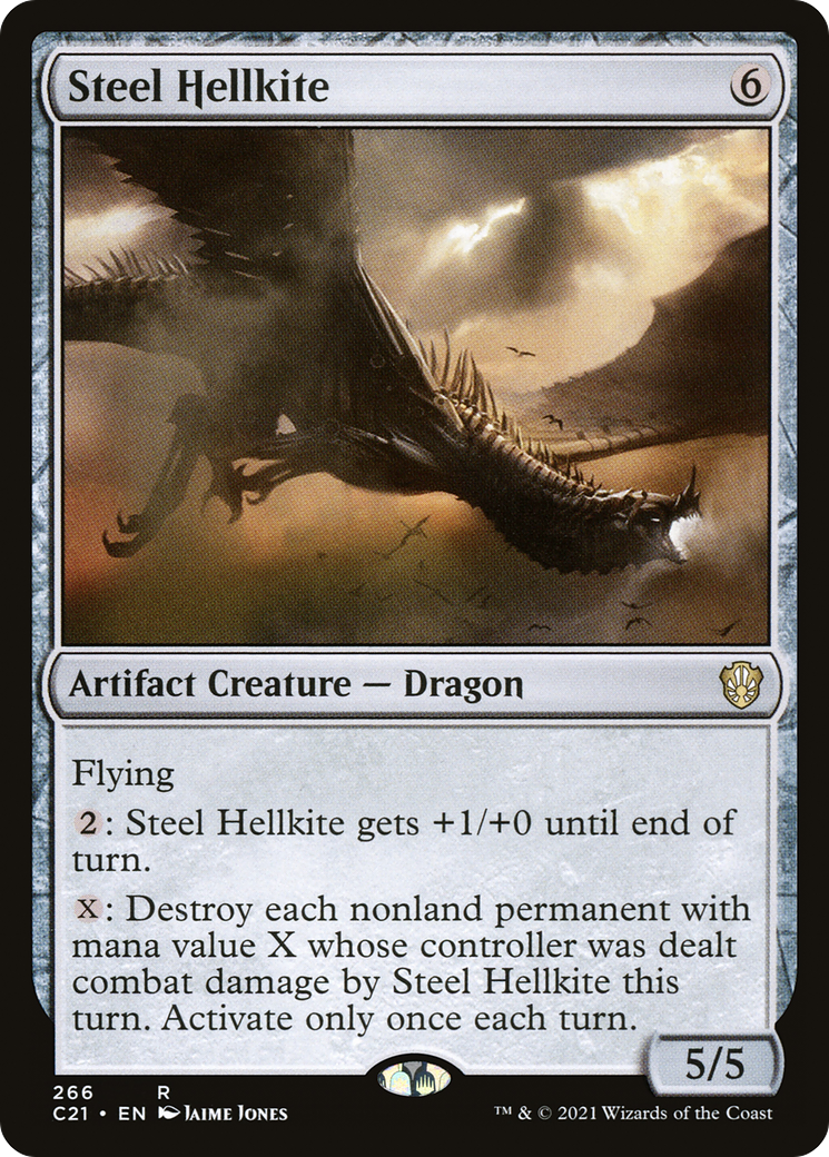 Steel Hellkite (C21-266)  - Commander 2021