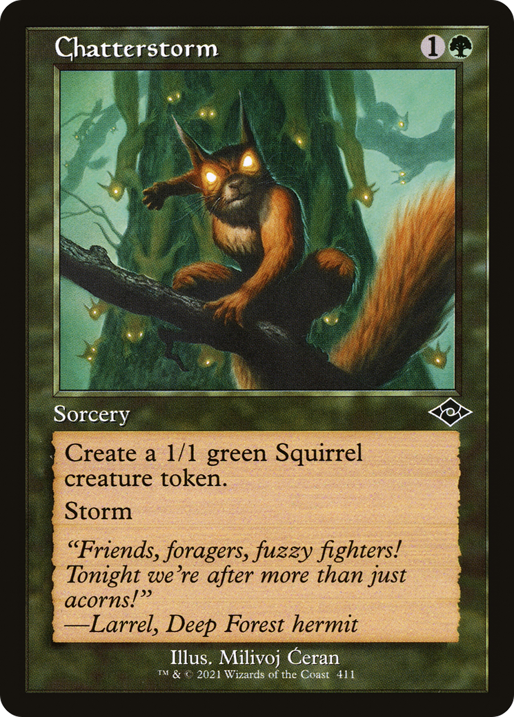Chatterstorm (Retro Frame) (MH2-411)  Foil - Modern Horizons 2