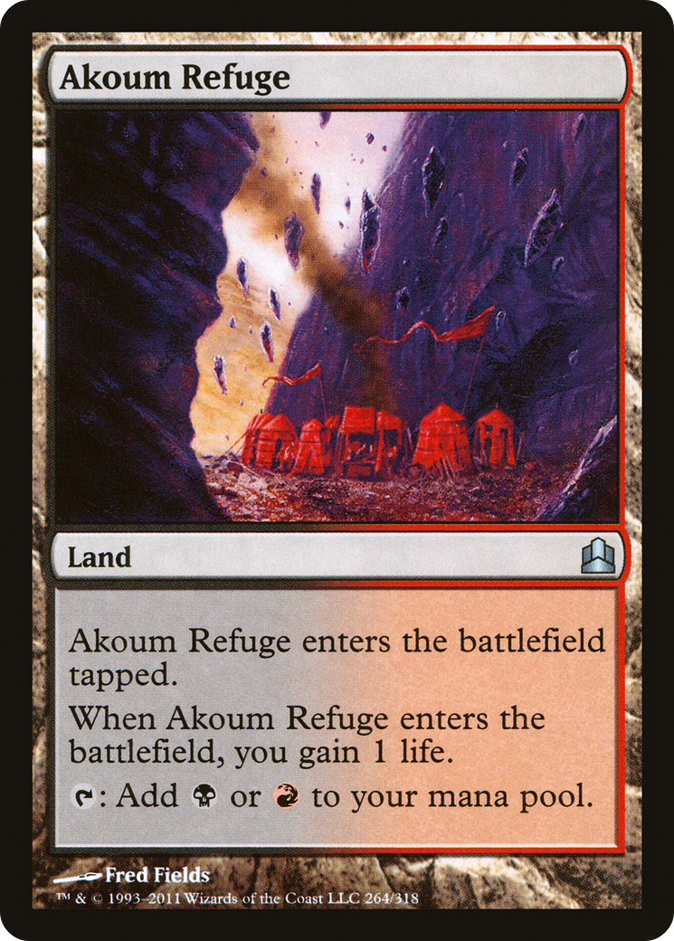 Akoum Refuge (CMD-264)  - Commander 2011