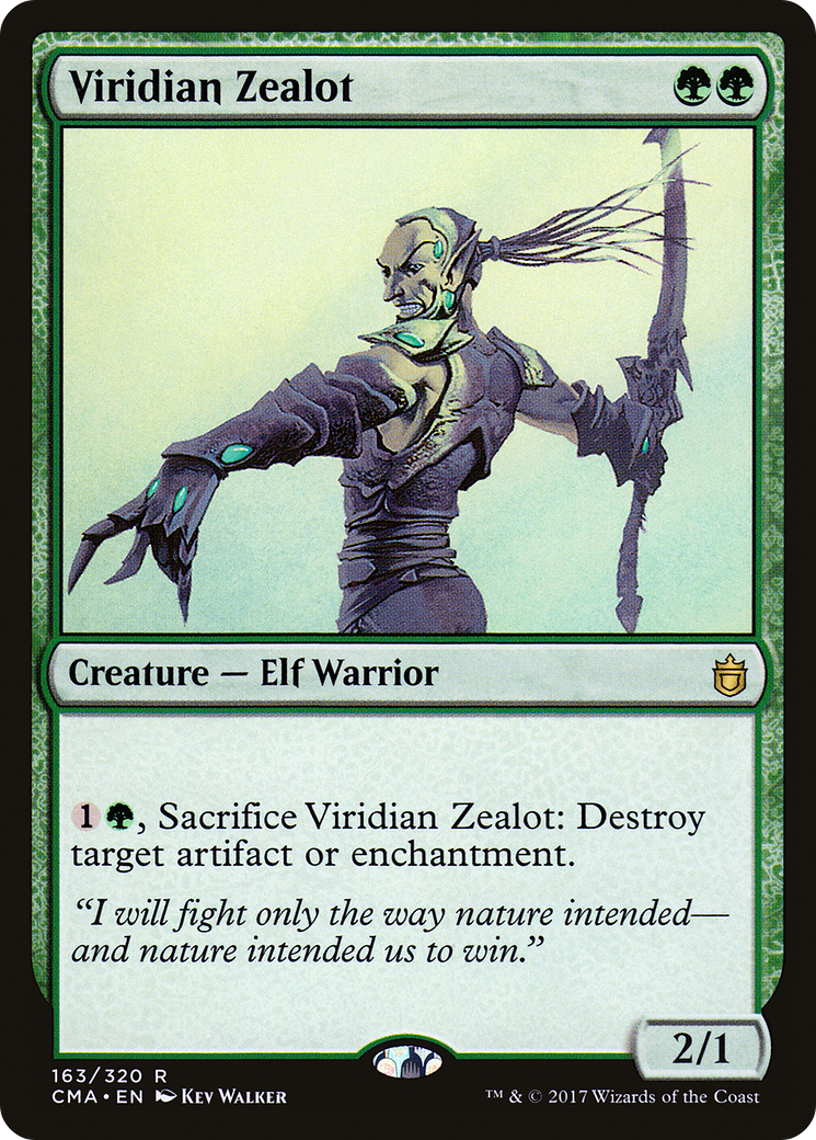 Viridian Zealot (CMA-163)  - Commander Anthology