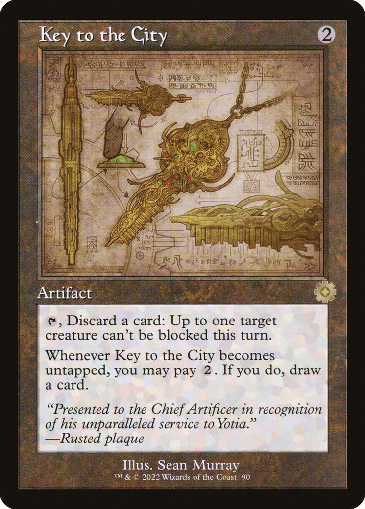 Key to the City (Schematic) (BRR-090)  - The Brothers' War Retro Artifacts