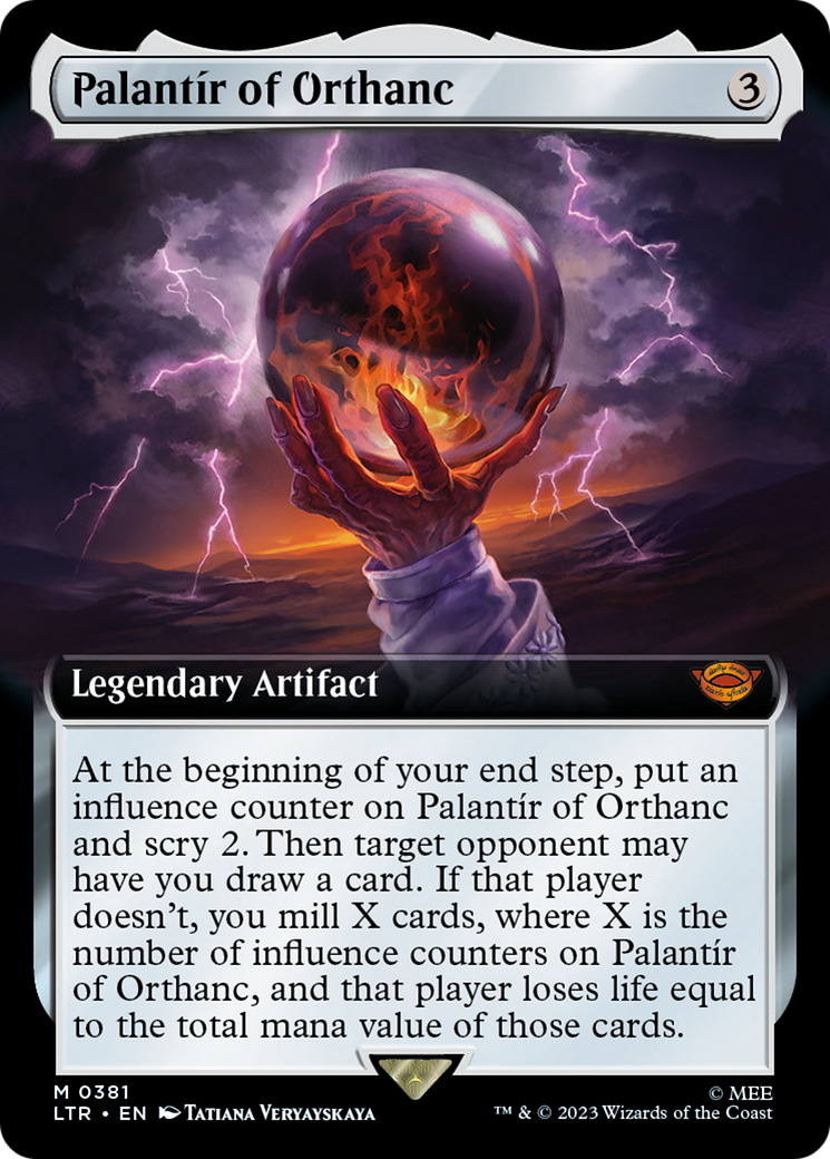 Palantir of Orthanc (Extended Art) (LTR-381)  - The Lord of the Rings: Tales of Middle-earth: (Extended Art)