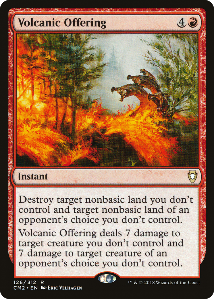 Volcanic Offering (CM2-126)  - Commander Anthology Volume II
