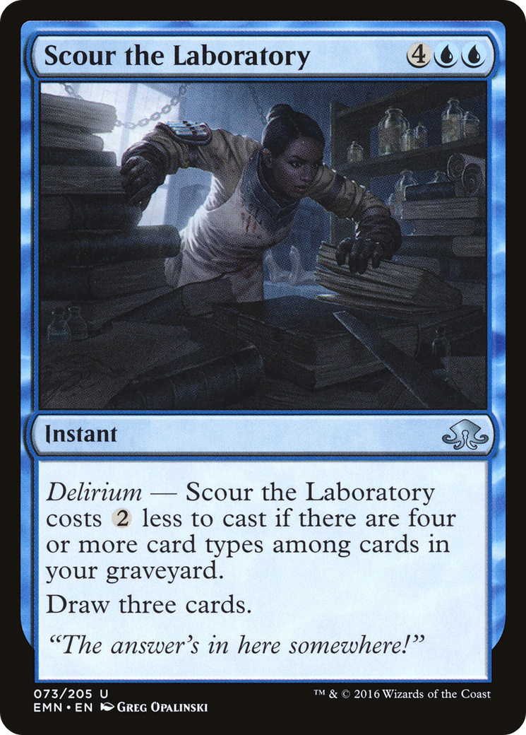 Scour the Laboratory (EMN-073)  - Eldritch Moon