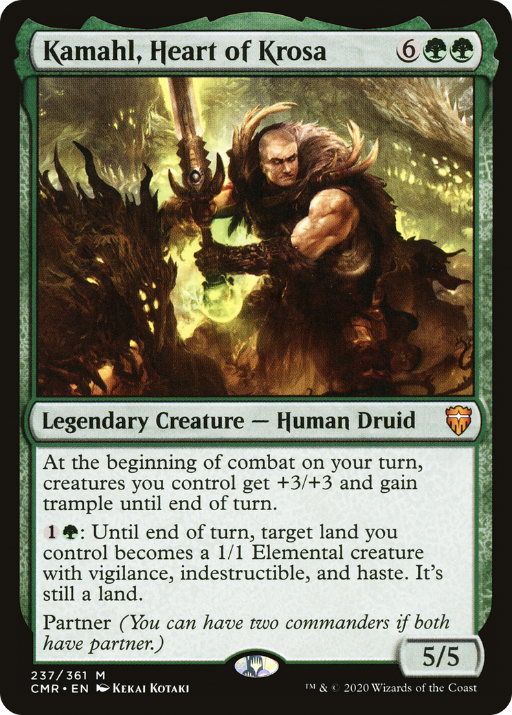 Kamahl, Heart of Krosa (CMR-237)  - Commander Legends
