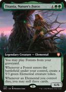 Titania, Nature's Force (Extended Art) (BRC-045)  - The Brothers' War Commander: (Extended Art)
