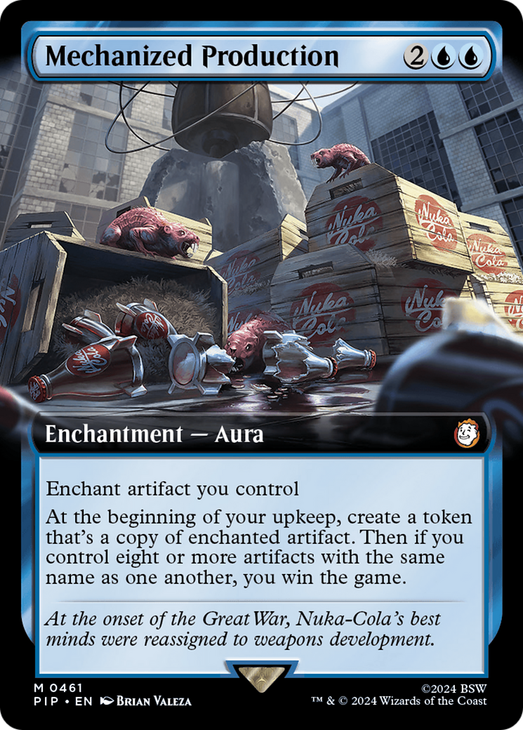 Mechanized Production (Extended Art) (PIP-461)  Foil - Fallout: (Extended Art)