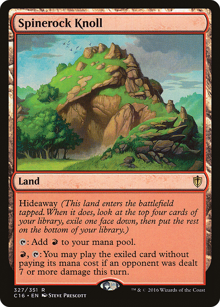 Spinerock Knoll (C16-327)  - Commander 2016