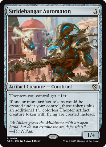Stridehangar Automaton (DRC-019)  - Commander: Aetherdrift