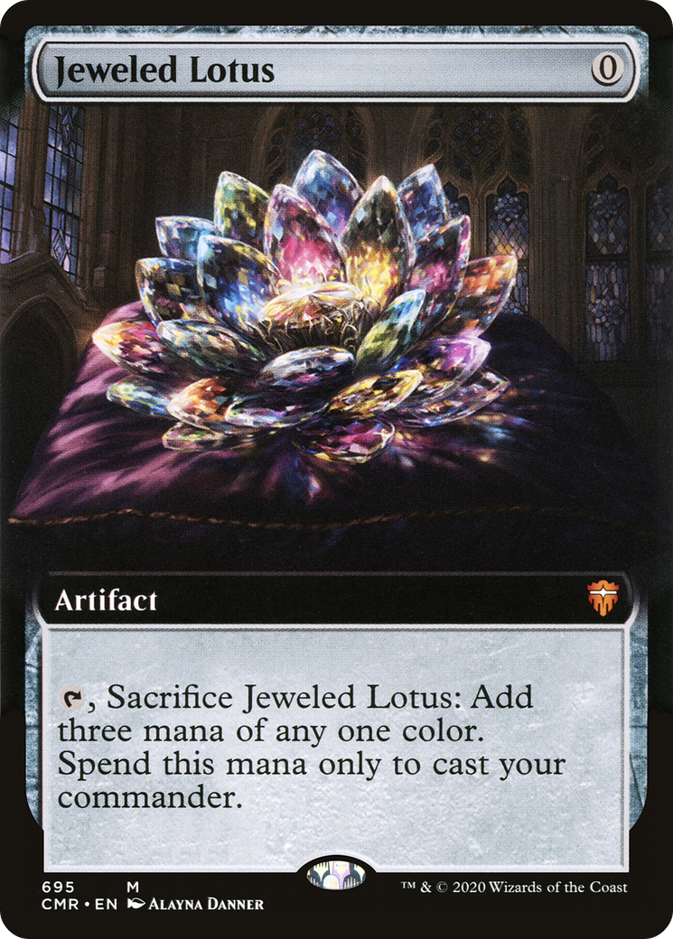 Jeweled Lotus (Extended Art) (CMR-695)  - Commander Legends: (Extended Art)
