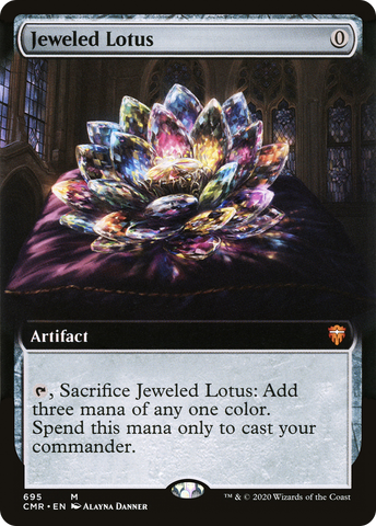 Jeweled Lotus (Extended Art) (CMR-695)  - Commander Legends: (Extended Art)