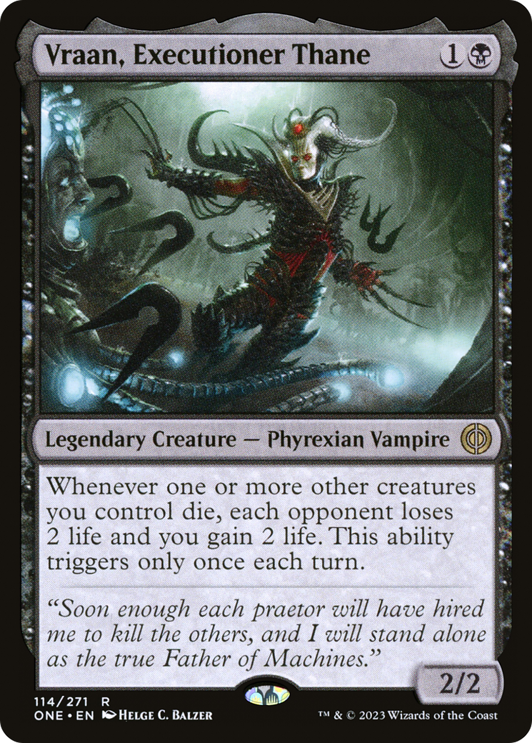 Vraan, Executioner Thane (ONE-114)  Foil - Phyrexia: All Will Be One